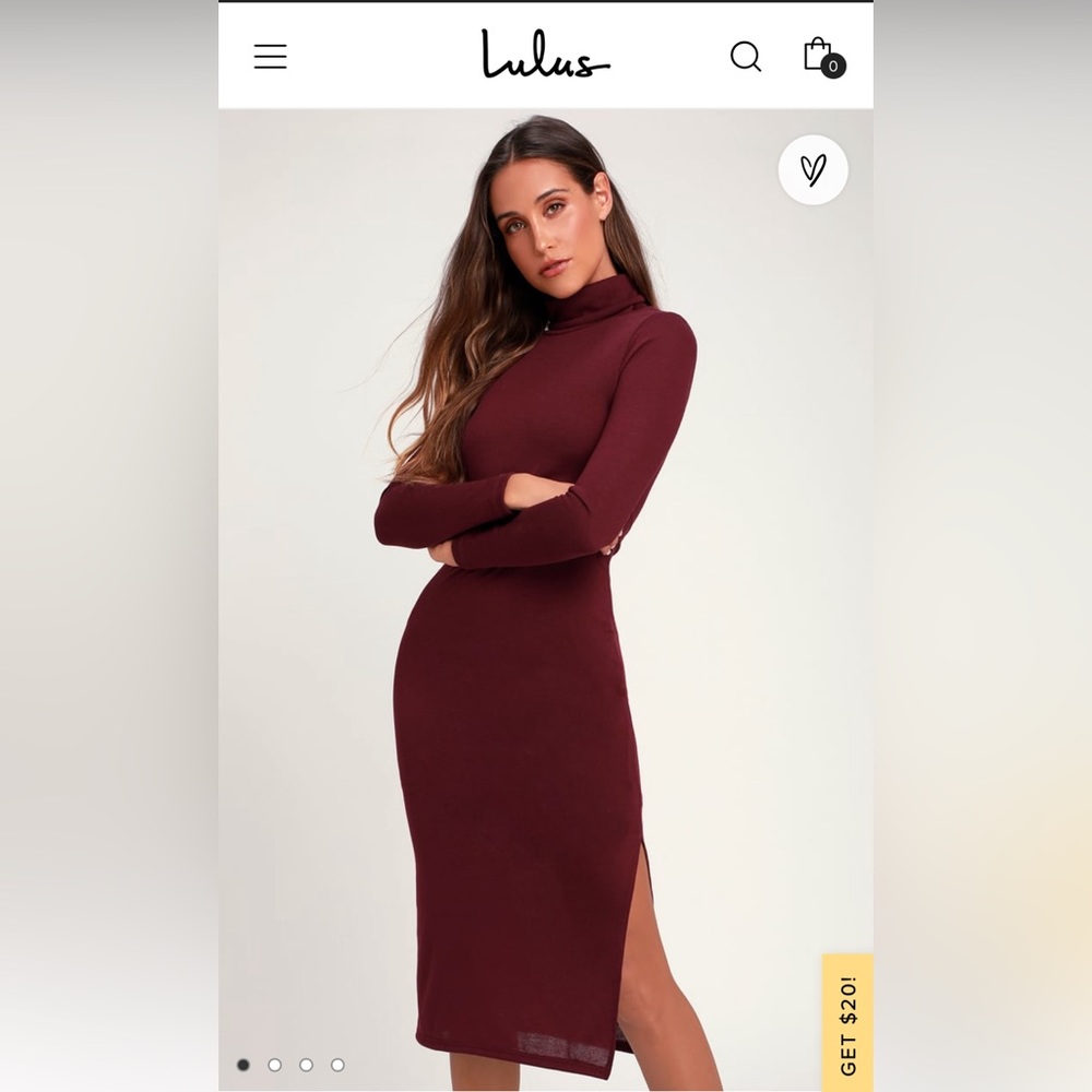 LULUS MIDI DRESS